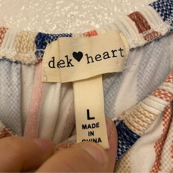 Derek Heart Maxi Striped Slit Side Stripe stretchy off the shoulder ruffle dress - Picture 3 of 13